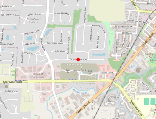 Amy Brenner MD & Associates Mason Ohio Map