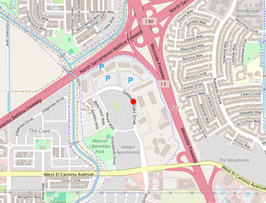 Dr. Elke Cooke MD Sacramento California Map