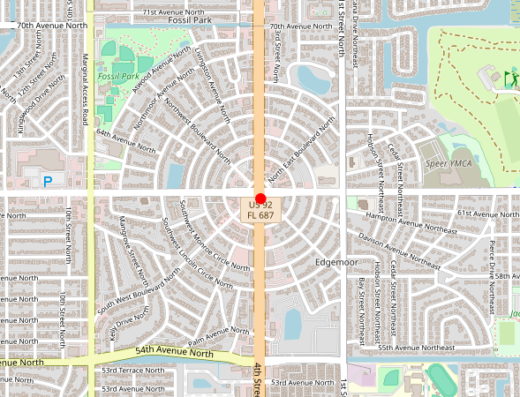 Dr. Pacholec Wellness & Weight Loss St. Petersburg Florida Map
