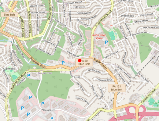Elevation Medical Weight Loss Pittsburgh Pennsylvania Map