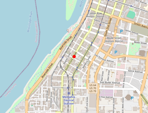 Elite Total Wellness Memphis Tennessee Map