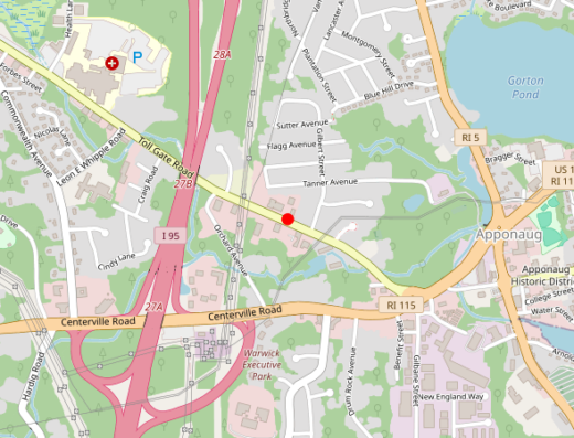 EnVital Medical Warwick Rhode Island Map