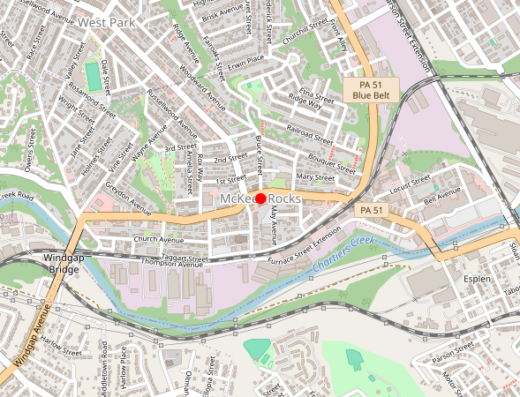 FeelNu Medical Spa & Wellness Center McKees Rocks Pennsylvania Map