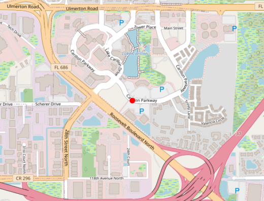 Forbes Longevity Center St. Petersburg Florida Map