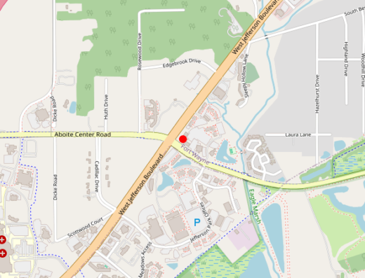 Indiana Advanced Psychiatry Fort Wayne IN Map