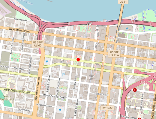 Louisville Center for Weight Loss Louisville Kentucky Map