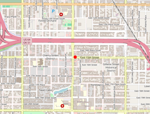 Luminate Clinic Tulsa Oklahoma Map