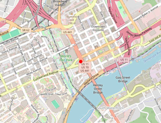 MediSpa at Choto Knoxville Tennessee Map