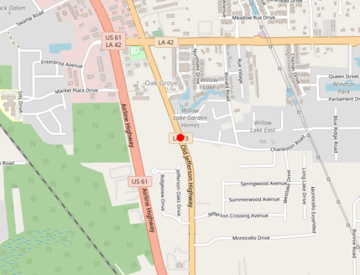 Rejuvime Medical Prairieville Louisiana Map
