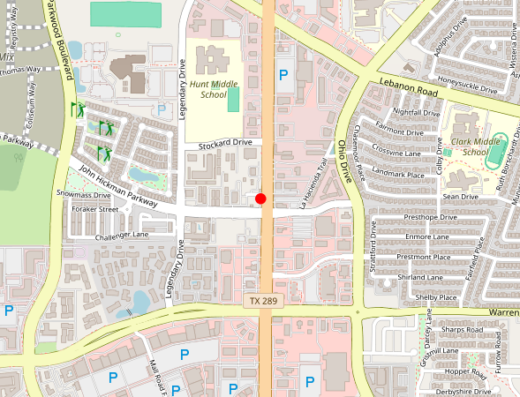 SCULPT Aesthetic Center Frisco Texas Map