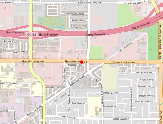 Synergy Wellness Center Clovis California Map