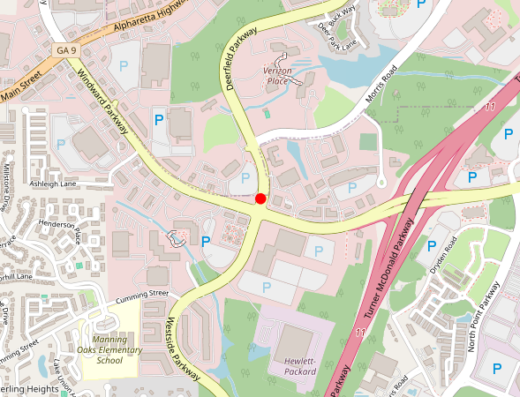 Antiaging Atlanta Alpharetta Georgia Map
