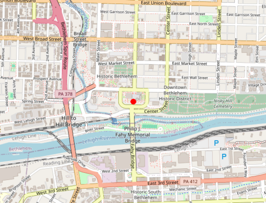 Azani Medical Spa Bethlehem Pennsylvania Map
