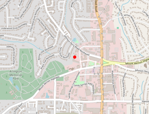 Balanced Bodies Sandy Springs Georgia Map