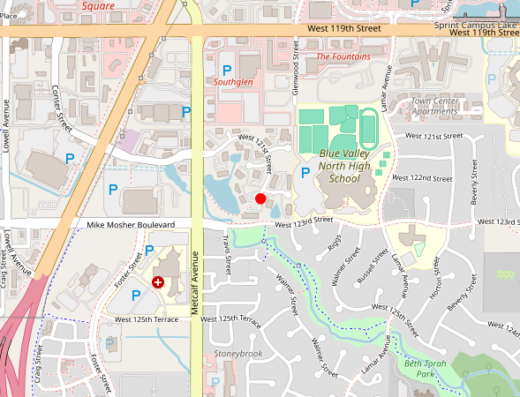 Balanced Ketamine Overland Park KS Map