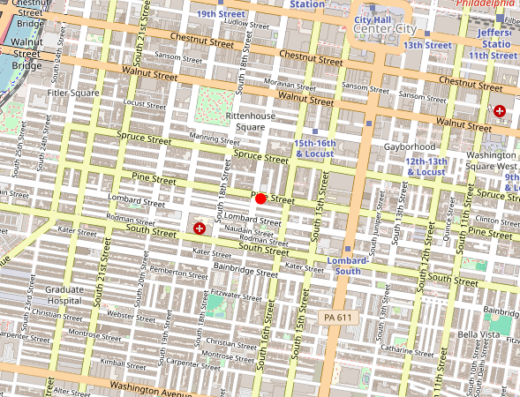 Better Health Whole Wellness Center Philadelphia PA Map