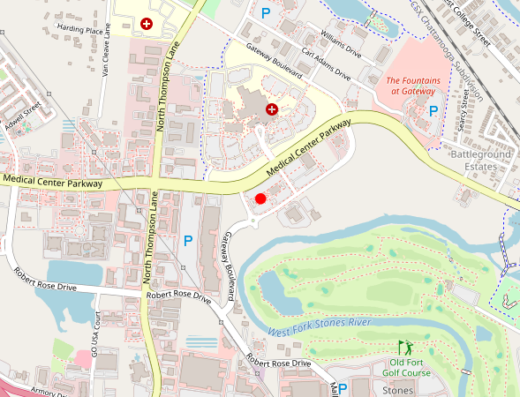 BioRenew Functional and Integrative Medicine Murfreesboro Tennessee Map