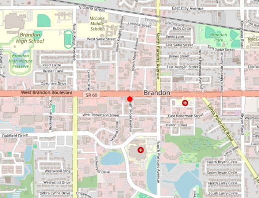 Brandon Medical Center Brandon Florida Map