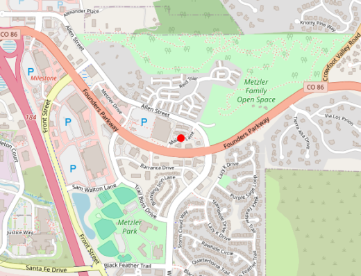 Castle Rock Regenerative Health Castle Rock Colorado Map
