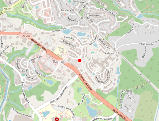 Charlottesville Ketamine Center Charlottesville VA Map
