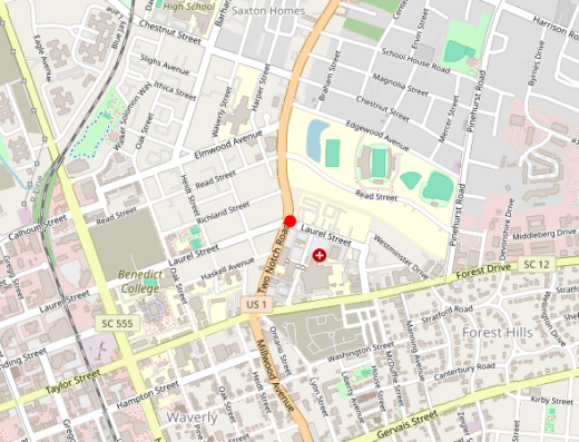 Columbia Ketamine Center Columbia SC Map