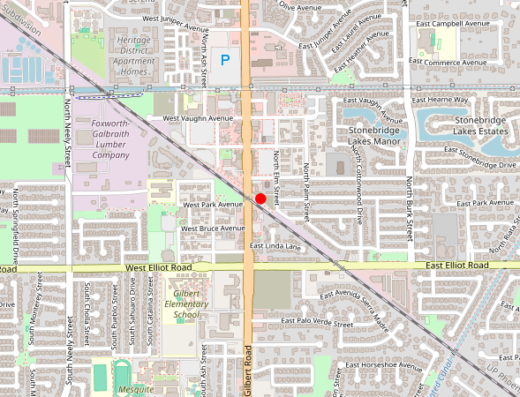 Desert Body Contour Gilbert Arizona Map