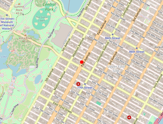 Dr GolBerg Wellness Aesthetics New York Map