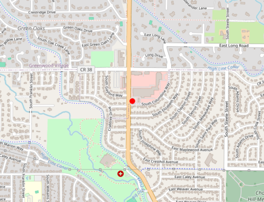 Eden Health Club Greenwood Village Colorado Map