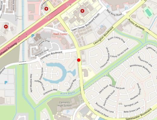 Elite DOC Health and Beauty Sugar Land Texas Map