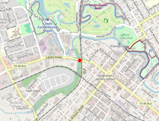New Braunfels Texas Peptide Therapy Map