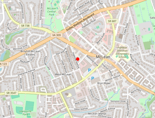 Evexia Medspa McLean Virginia Map