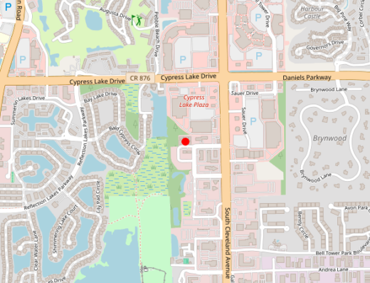 Fountain of Youth Fort Myers Florida Map