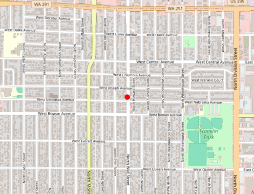 Goodwin Health Cafe Spokane WA Map