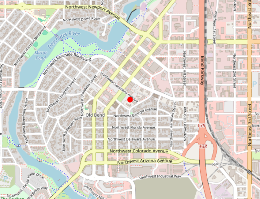 Hawthorn Healing Arts Center Bend Oregon Map