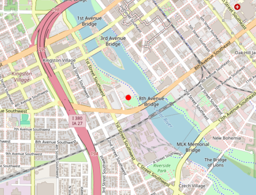 Holistic Wellness & Psychiatry Cedar Rapids IA Map
