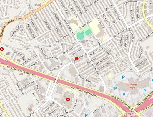 Holos Wellness Waco TX Map