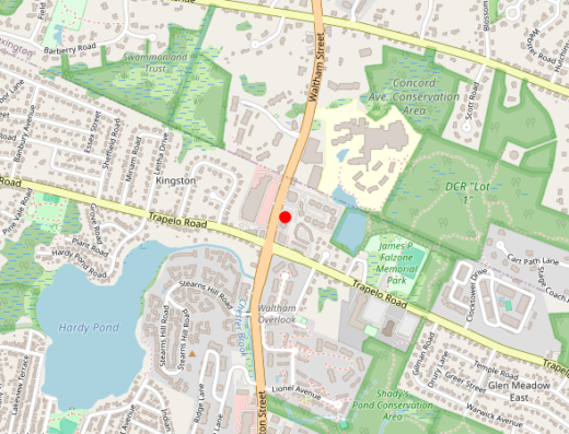 IconMD Waltham Massachusetts Map