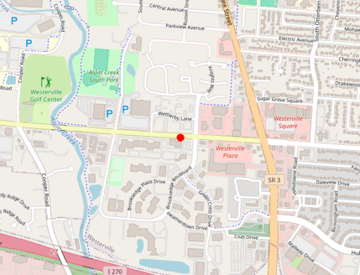 Westerville Ohio Peptide Therapy Map