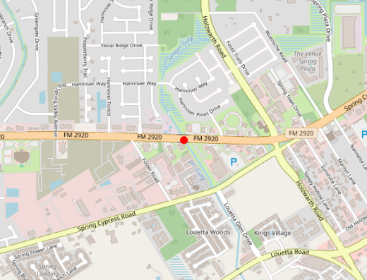 Infinity Premier Health Spring Texas Map
