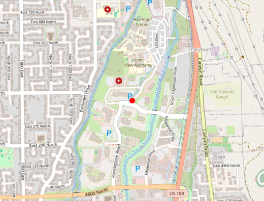 Ketamine Authority at Riverwoods Behavioral Health Provo UT Map