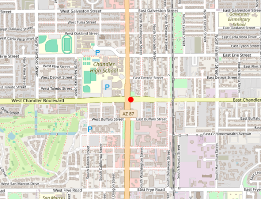 Live Well Wellness Center Chandler Arizona Map