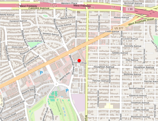 LT Clinics Fort Worth Texas Map