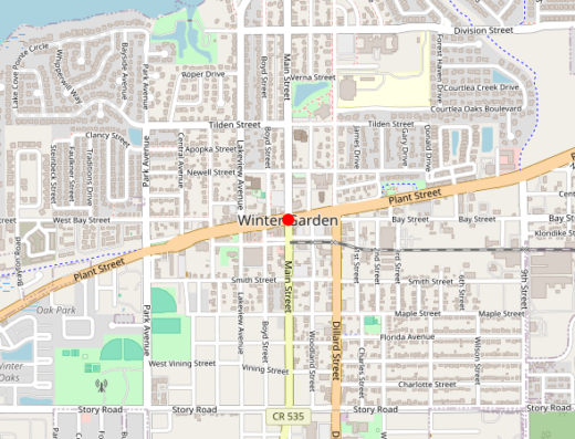 Luxury Psychiatry Clinic Winter Garden FL Map
