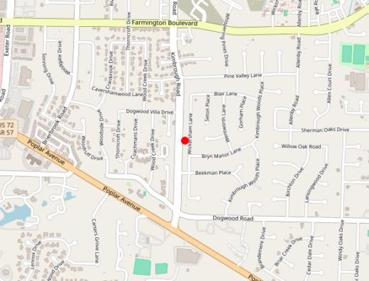 Memphis Ketamine Clinic Germantown TN Map