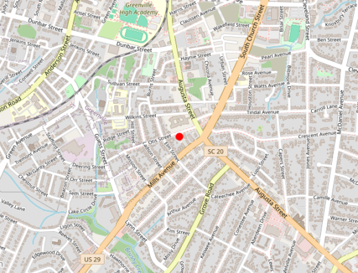 MindWell Health – Greenville Greenville SC Map