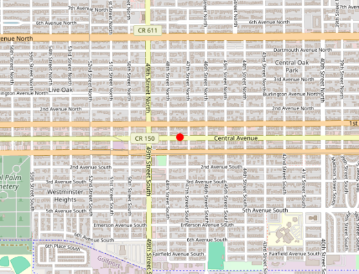 New Horizon Infusion Clinics – St. Petersburg St. Petersburg FL Map