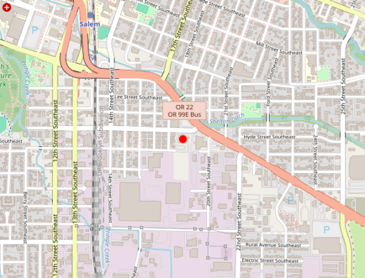 Onward Health & Wellness Salem OR Map