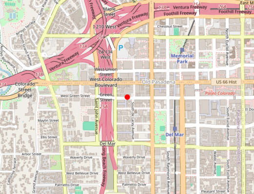 Optimal Health and Wellness Pasadena California Map