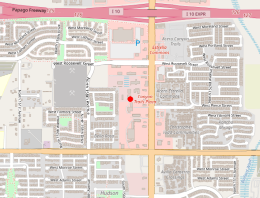 Optimal Men Goodyear Arizona Map