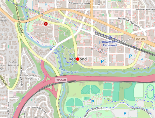 Optimum Peak Wellness Redmond Washington Map